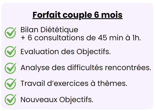 Forfait Couple 6 mois